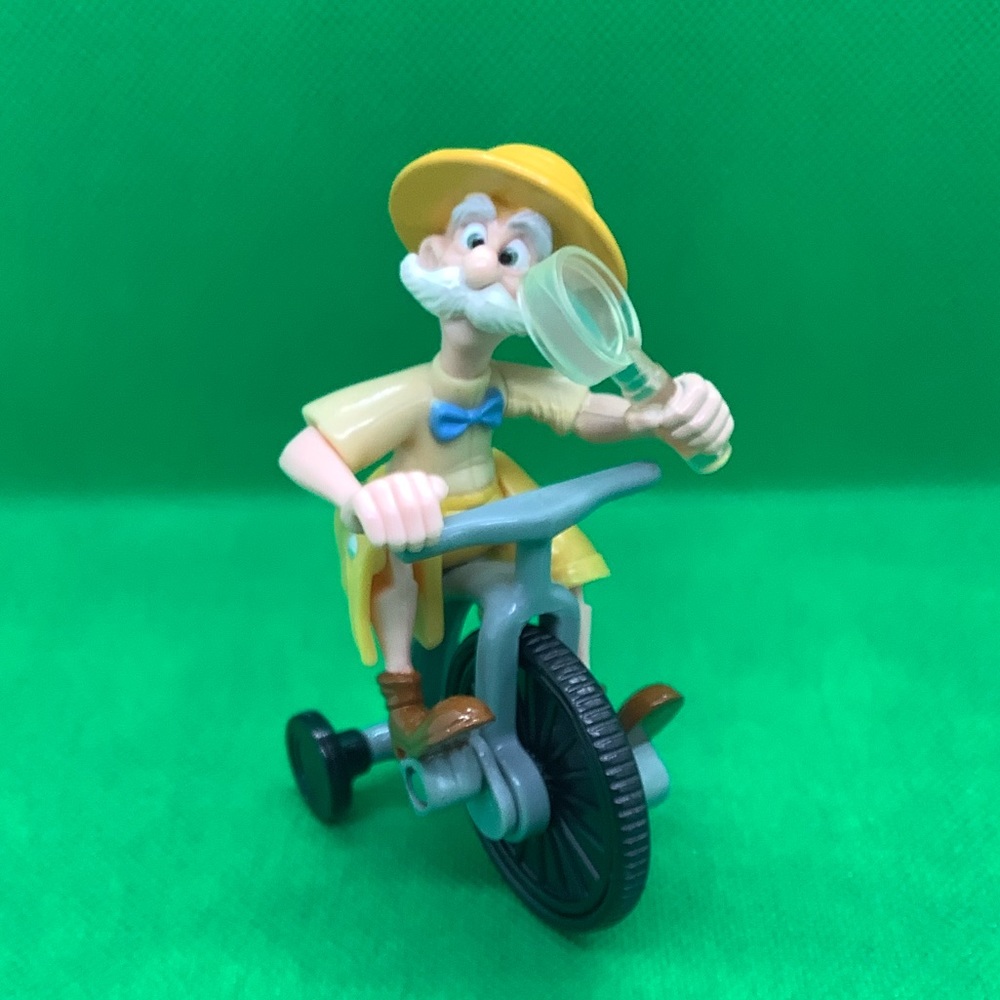 Tarzan Professor on bike McDonalds toy